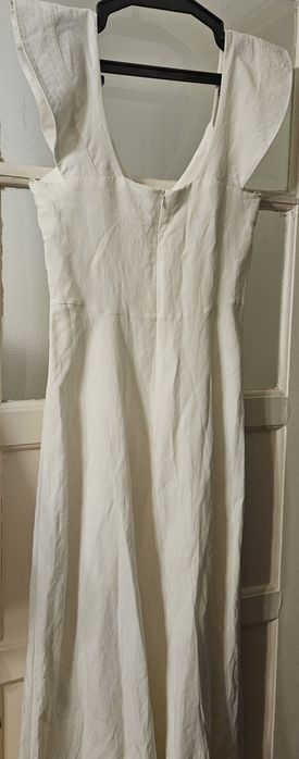 Vestido branco em Linho
