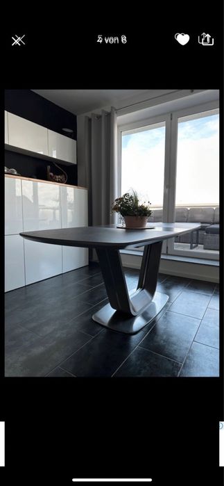 Керамічний розкладний стіл