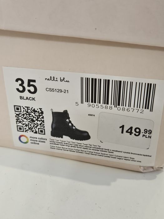 Botki kozaczki skórzane Nelli Blu r. 36