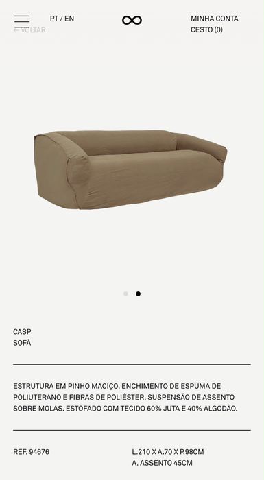 Vendo sofa em ottimo estado