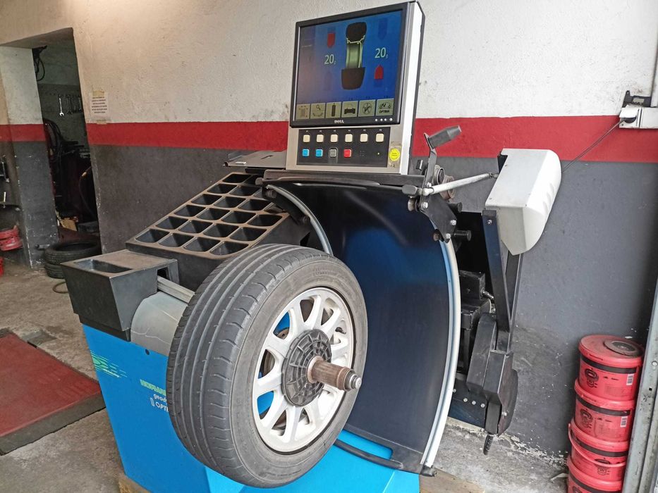 Wyważarka Hofmann Geodyna Optima test drogowy laser