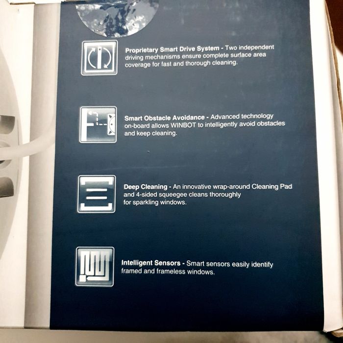 Robot limpeza vidros NOVO e selado