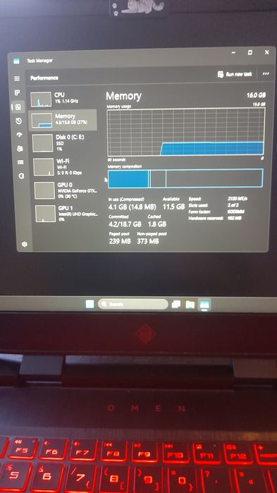 Computador hp omen 15