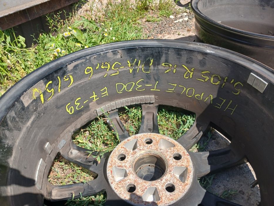Диски KQK 5.105R16 DIA 56.6 ET-39 J6/5 Cnevrolet T-300 OPEL, цена за штуку