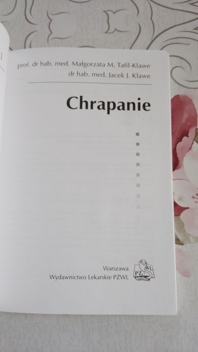 Chrapanie ,lekarz radzi