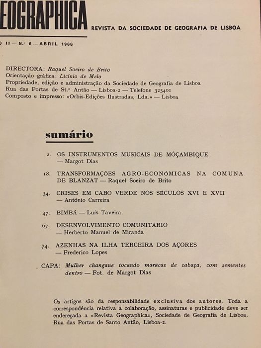 Geographica. Raquel Soeiro de Brito. África