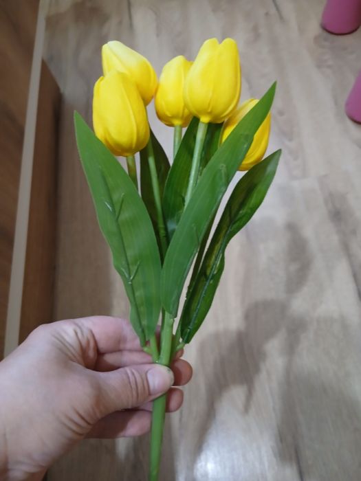 Sztuczne kwiaty silikonowe tulipany