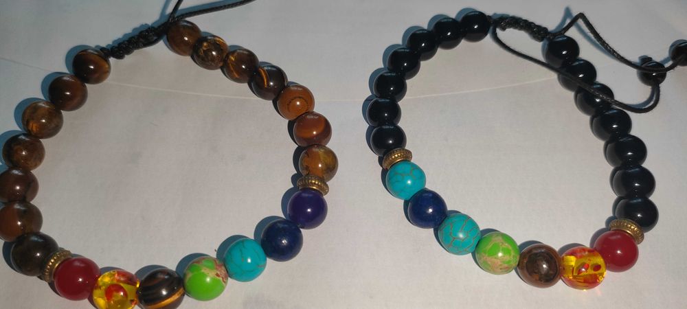 2 szt Bransoletka męska regulowana