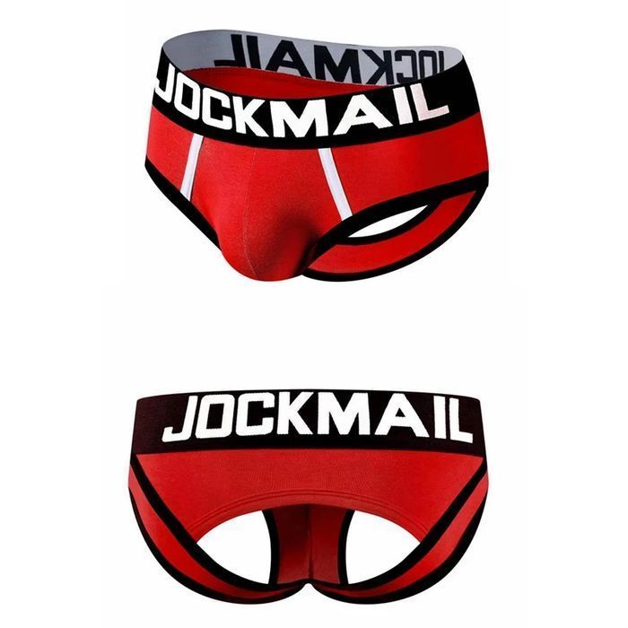 Sportowe Otwarte Slipy Męskie Jockstrapy  JOCKMAIL - L