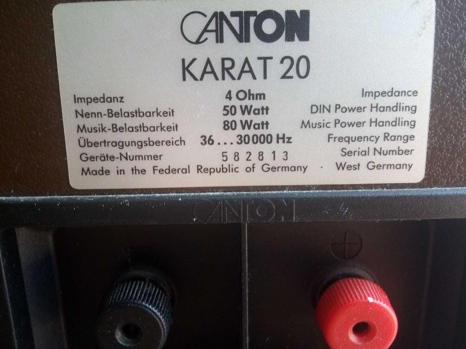 CANTON KARAT 20 "lite" drewno  50/80Watt