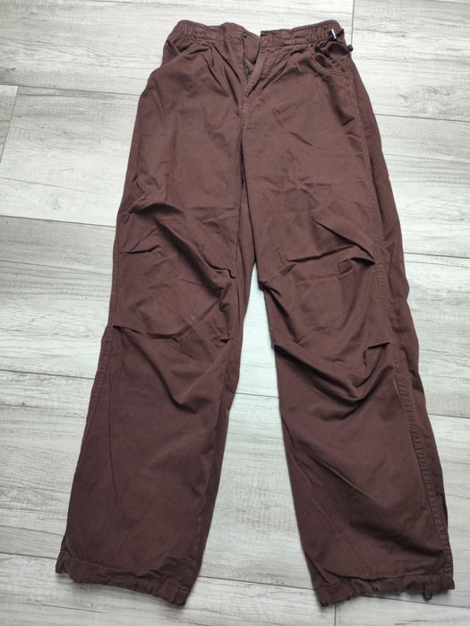 Spodnie Bershka spadochronowe xs