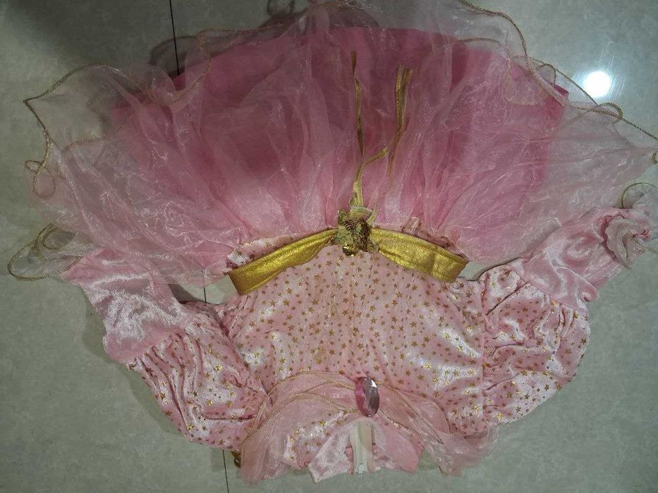 Костюм феї чаклунки з 3 частин 104-116 ковпак, штани, сукня