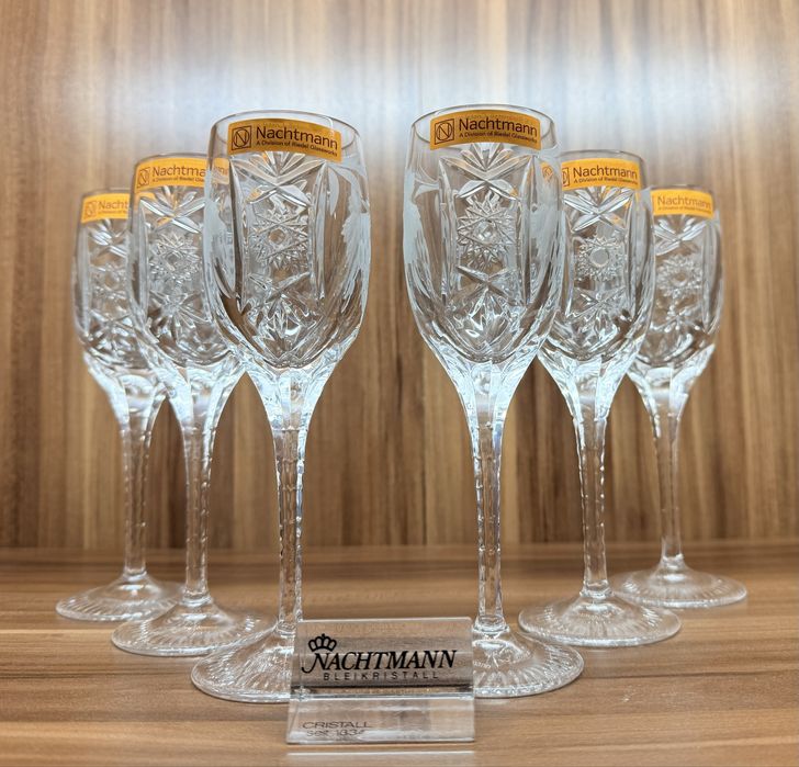 Хрустальные фужеры для просекко Nachtmann серия Traube GDR Германия