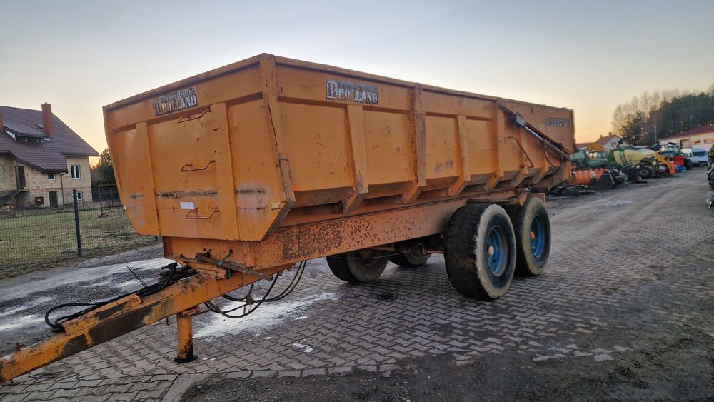 Rolland 15t przyczepa skorupowa Wywrotka tandem Nadstawki  Leboulch