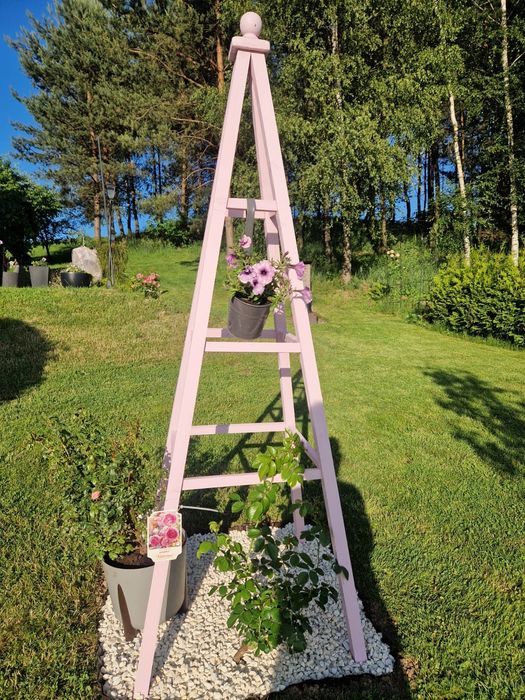 Obelisk ogrodowy,trejaż, pergola, podpora do roślin, wieża