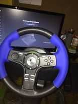 Volante e pedais PS3,entrada USB