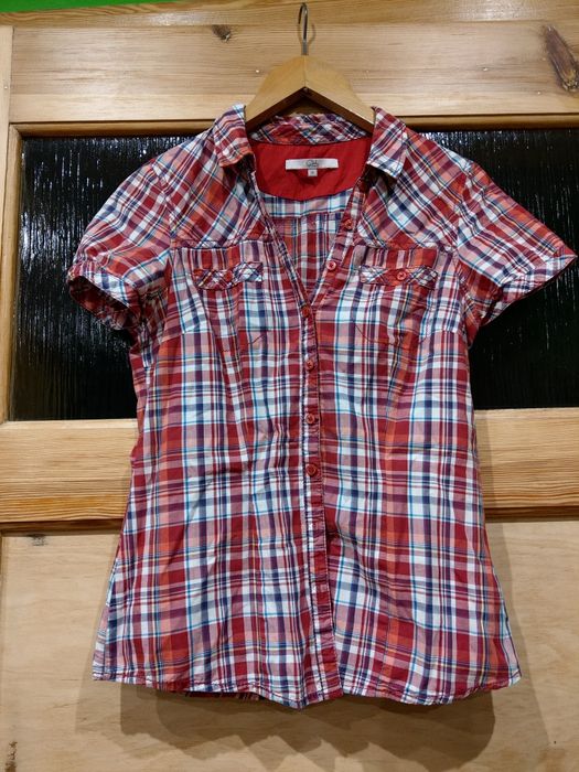 Damska koszula w kratę