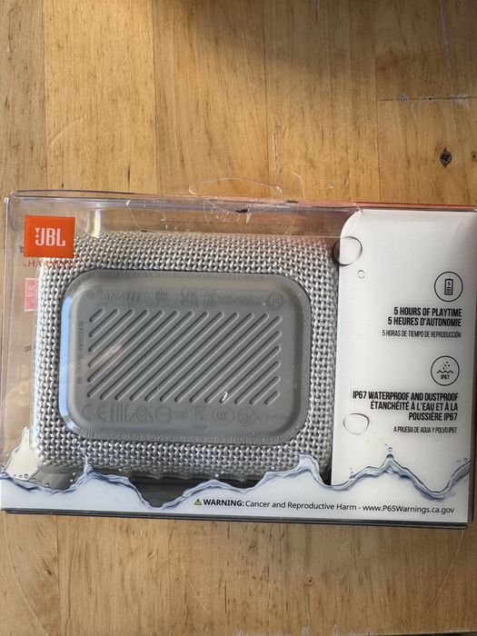 Coluna  de som JBL Go 3 cinzenta