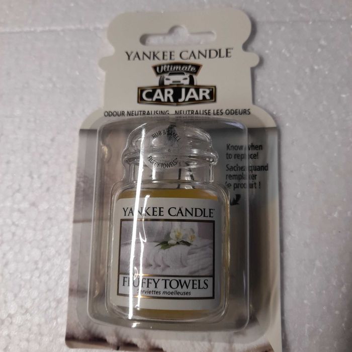 Odświeżacz Zapach do samochodu Yankee Candle Fluffy towels