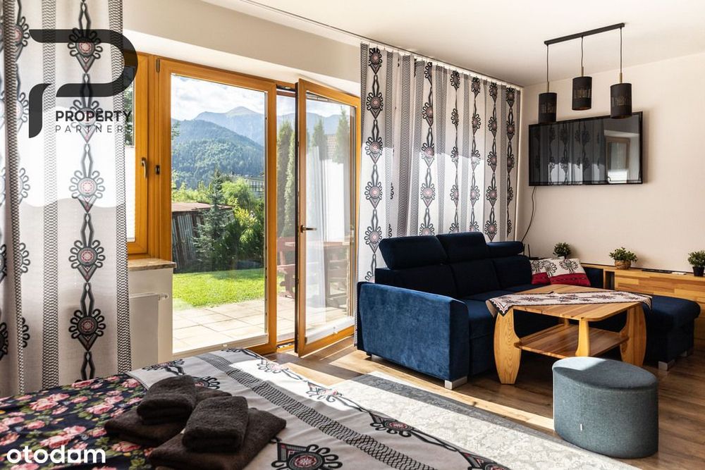 Apartament z ogródkiem | widok na Tatry