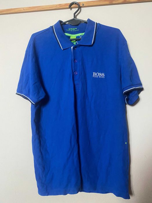 Męska koszulka polo - HUGO BOSS - XL - OKAZJA