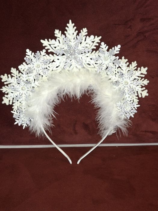 Новорічний обруч Сніжинка