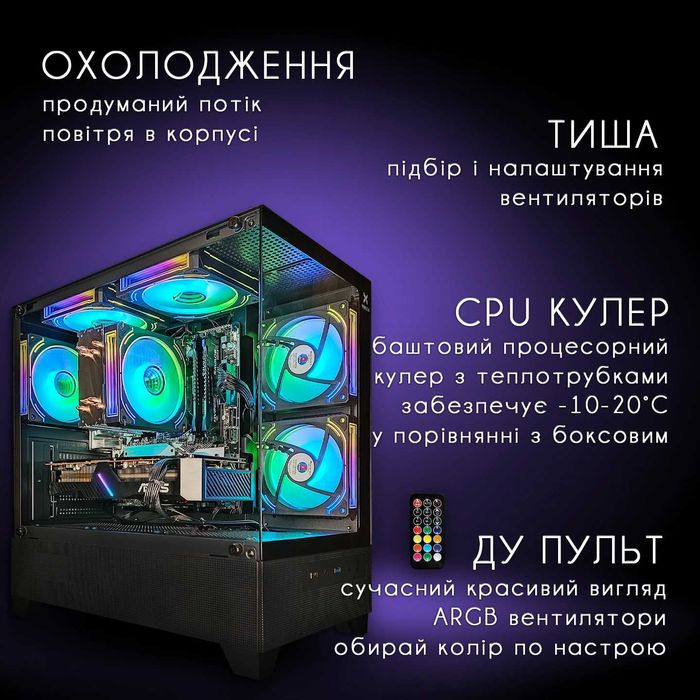 Гарантія! 300FPS в CS2 на високих купить игровой пк компьютер