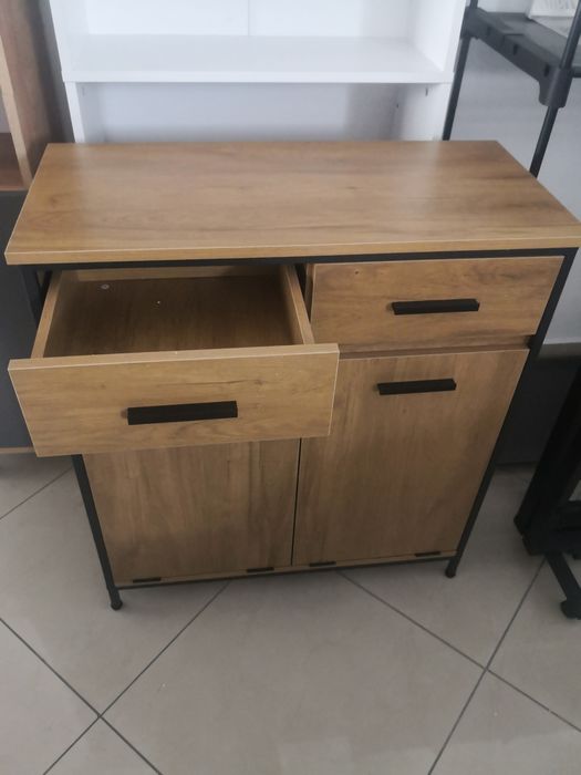 Kosz na pranie komoda z szufladami regał organizer