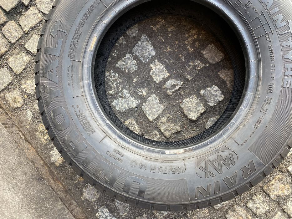 Dwie Opony 185/75R14C 102/100Q Uniroyal Rain Max The Rain Tyre, 8mm