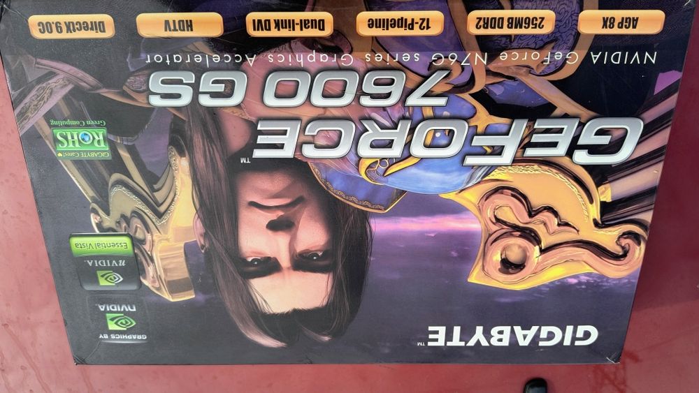 Gigabyte GeForce 7600gs agp box