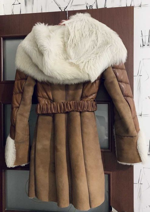 SALE!СУПЕР ЦЕНА! Дубленка зимняя, теплая, оригинальный пошив