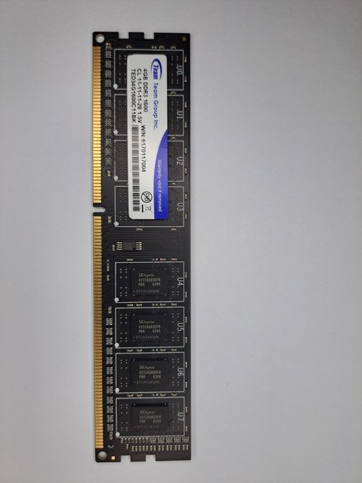 Модуль пам'яті DDR3 4GB Оперативна пам'ять оперативка