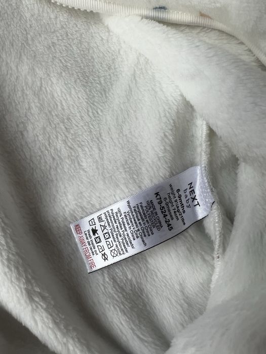 Next Теплий  флісовий комбінезон 6-9 міс