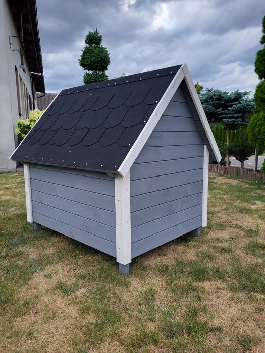 Buda dla psa nowa heblowana ocieplana każdy rozmiar