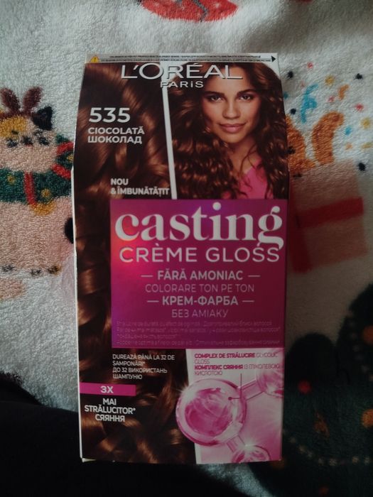 Фарба для волосся L'Oréal Paris Casting Crème Gloss в оттенке 535 «Шоколад».