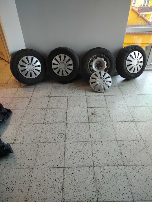 felgi skoda octawia + opony + kołpaki.