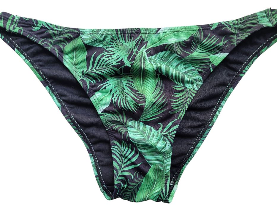 Nowe majtki bikini strój kostium kąpielowy 40,L wzór liście Primark