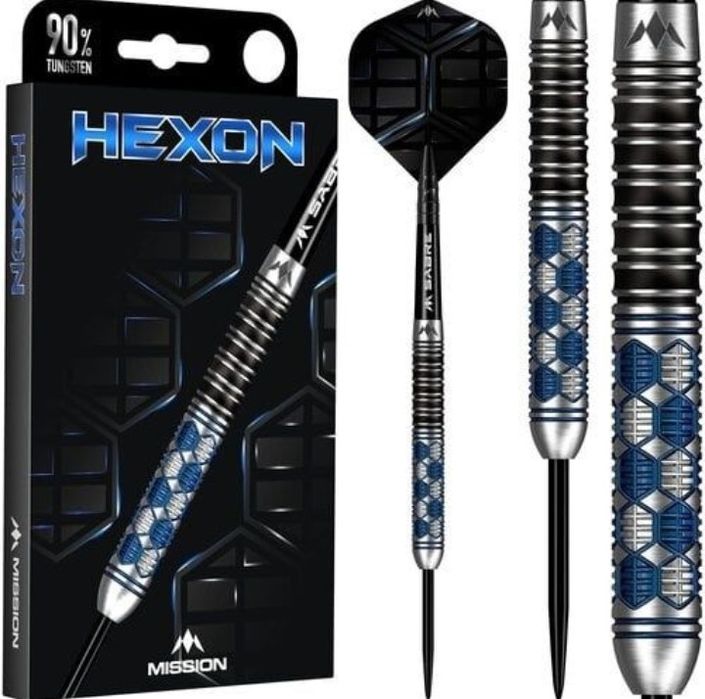 Lotki do darta Mission hexon 25 gr. 90% wolframu