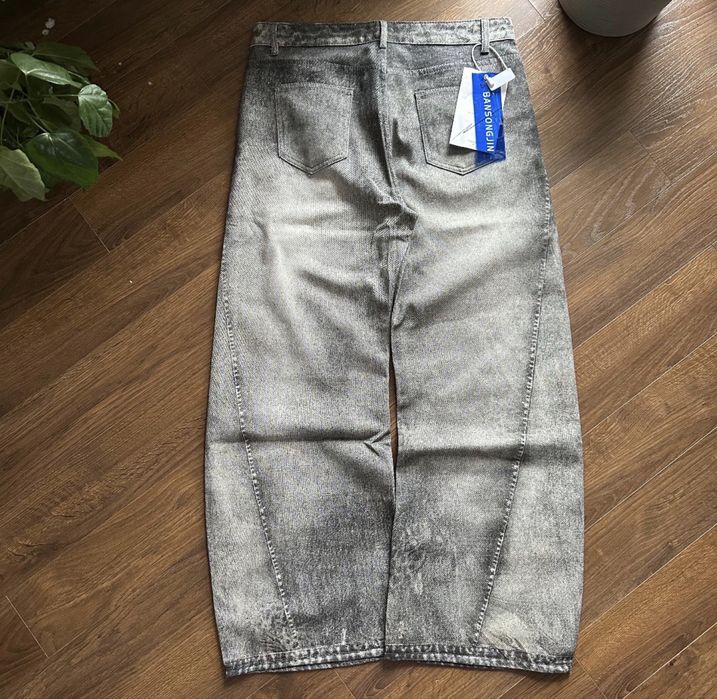 Baggy bootcut flared washed acne racer opium широкі опіум джинси y2k