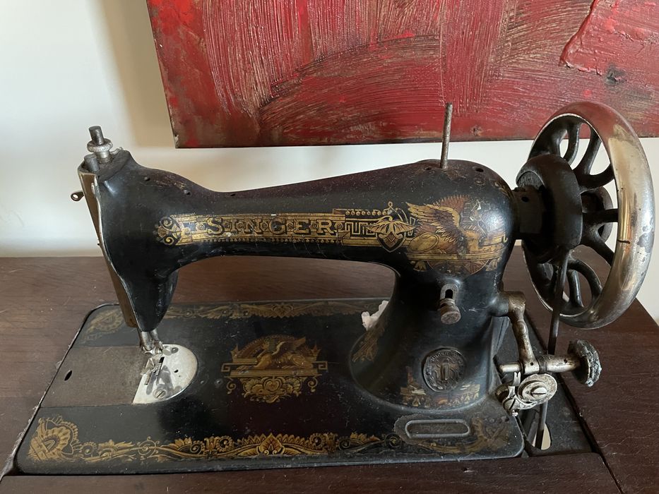 Antiguidade Máquina de costura singer