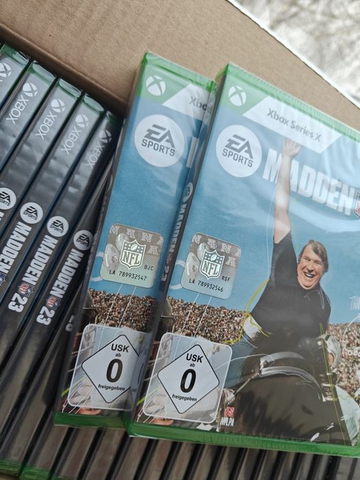 Диски Xbox series x Madden NFL 23 и  Formula F1 2022 для Xbox Series X