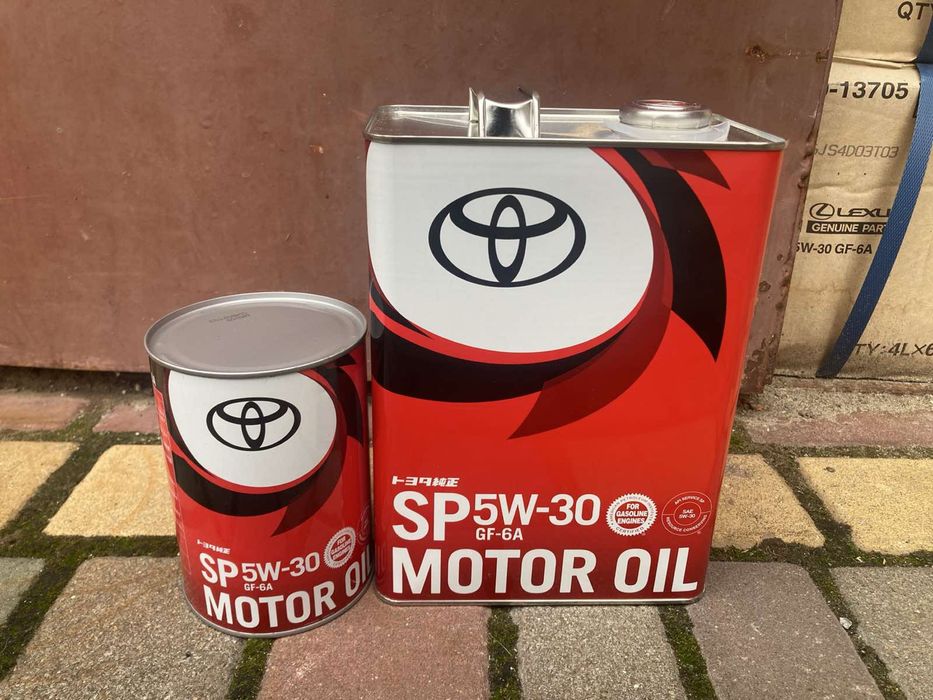 Масло синтетика Toyota 5w40 5л-1659/5w30 5л PFE -1605/5w30 5л FE -1390