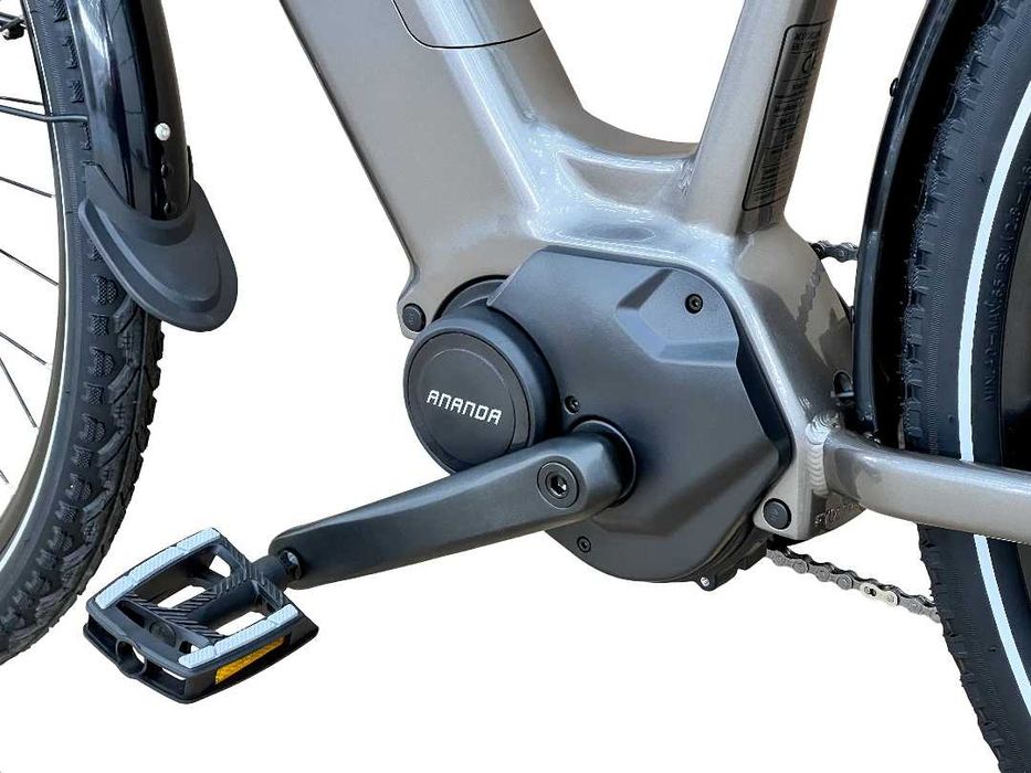 Rower elektryczny Barton E-Smart Flow silnik centralny Ananda 70Nm bateria 504Wh Wyprodukowany w Polsce