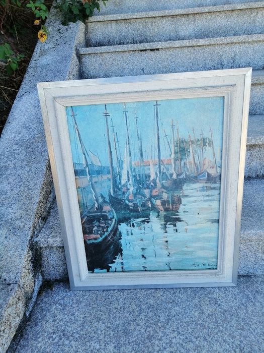 Tela pintada a óleo