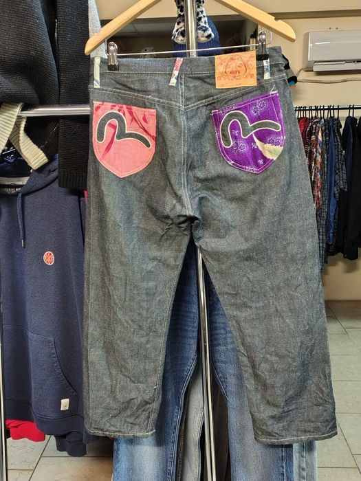 Джинси джинсы Evisu