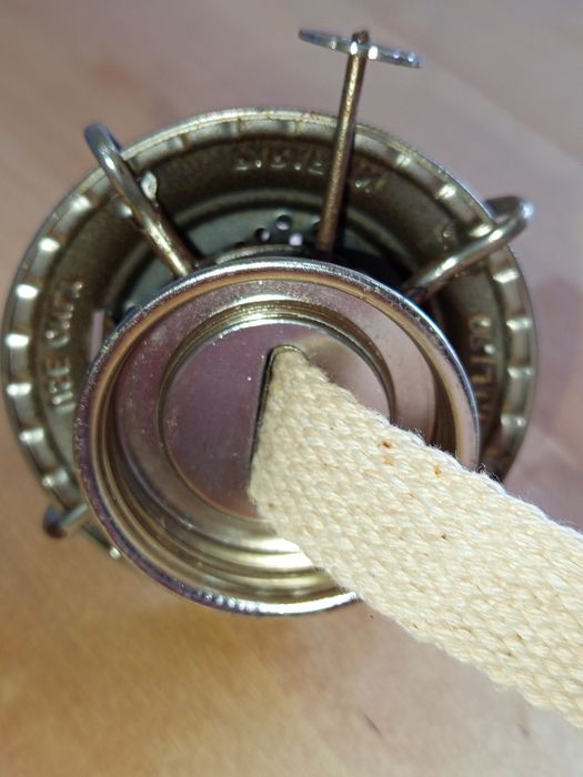 Candeeiro de Petróleo em Vidro Pintado