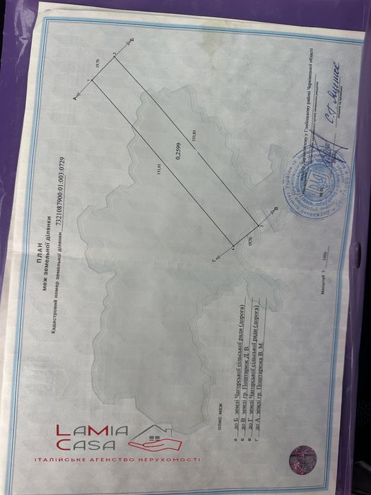 Продаж ділянки в Чагрі 26 соток