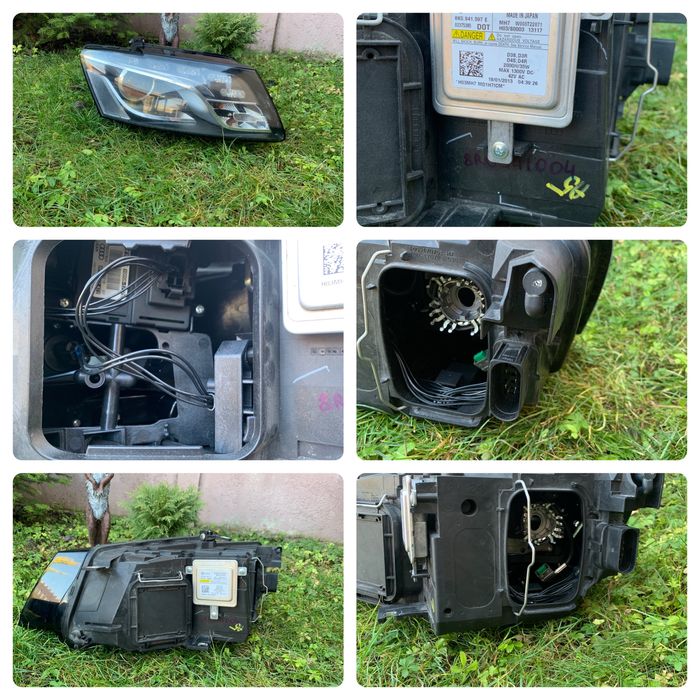 Фары AUDI Q5 r8 IXENON LED ,A3,A6 C6,фонари Audi Q3(8U),A3 8P 03-05,