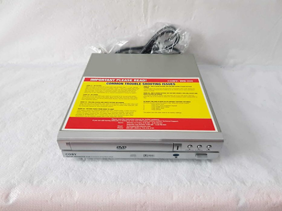 Odtwarzacz DVD Coby DVD-224 Nowy