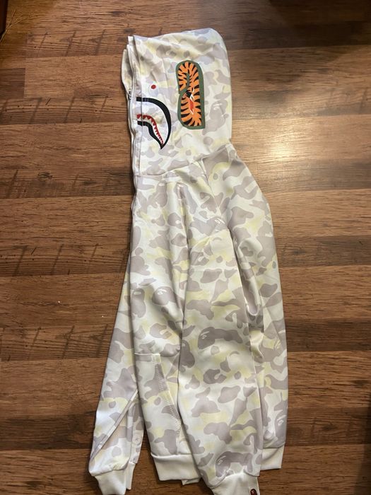 ‼️Без предоплати‼️Кофта Bape, худі бейп, кофта з капюшоном Shark, біла худі Bape